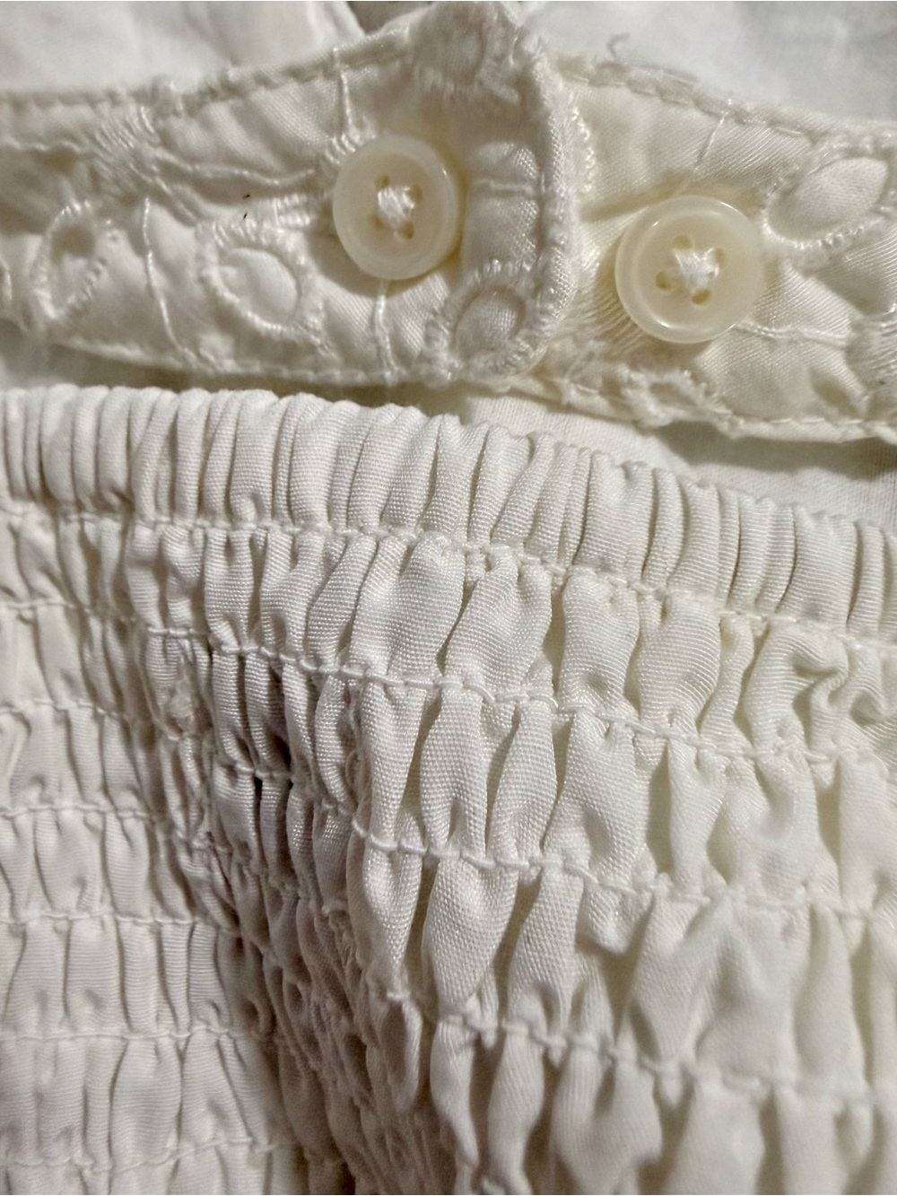A new Day, NWT, S, White Eyelet Halter Maxi Dress P2P :15-17” - Picture 10 of 11